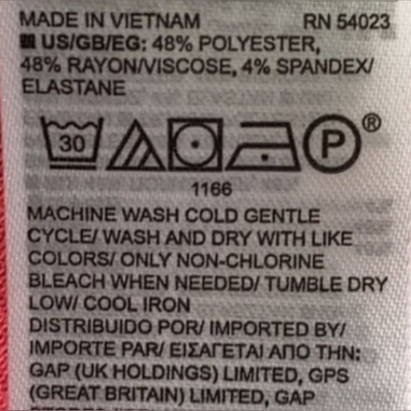 🔺️Gap Coral Vneck & Vback Lightweight Sleeveless Top Medium - Picture 10 of 10